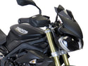 Triumph Street Triple 2013-2016  Matt Black Handguard/Wind Deflectors Powerbronze