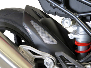 BMW S1000RR 19-24 Carbon Look & Silver Mesh Rear Hugger by Powerbronze
