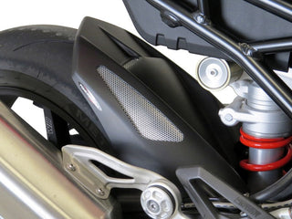 BMW M1000RR 21-24 Carbon Look & Silver Mesh Rear Hugger by Powerbronze