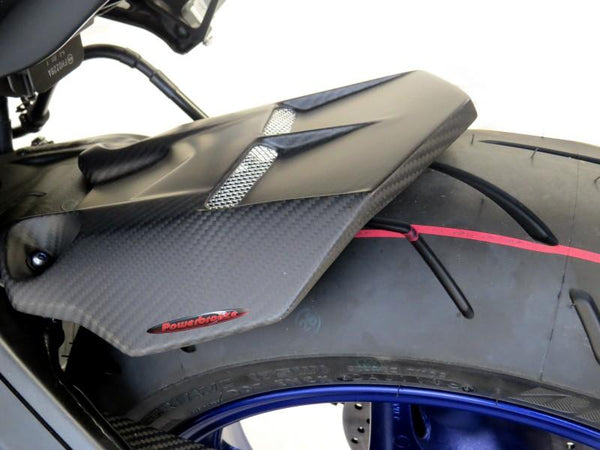 Yamaha Niken & GT 18-2021 Carbon Look & Silver Mesh Rear Hugger by Powerbronze  RRP £132