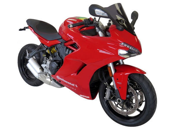 Ducati Supersport 17-2024  Airflow Light Tint DOUBLE BUBBLE SCREEN by Powerbronze