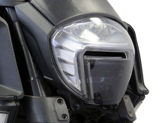Ducati Diavel  15-2018 (1 piece)  Clear Headlight Protectors by Powerbronze RRP £36.