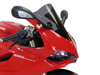 Ducati 899 Panigale 14-2015  Airflow (no graphic) Dark Tint DOUBLE BUBBLE SCREEN by Powerbronze
