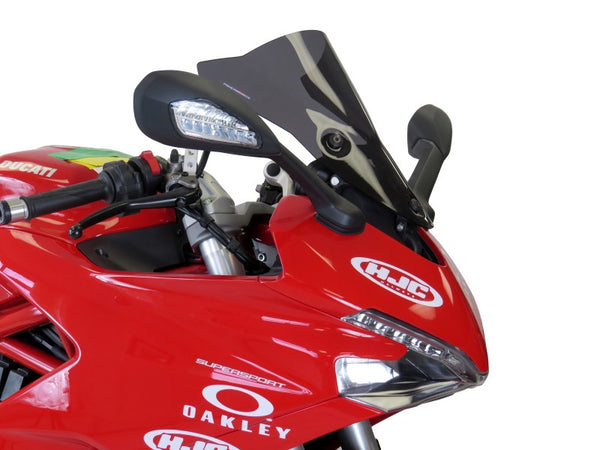Ducati Supersport 17-2024  Airflow Light Tint DOUBLE BUBBLE SCREEN by Powerbronze