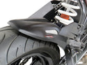 KTM 125 & 390 Duke 17-2023 Matt Black & Silver Mesh Rear Hugger by Powerbronze