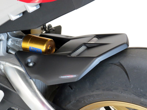 Honda CBR1000RR Fireblade  17-2019 Matt Black & Silver Mesh  Rear Hugger Powerbronze