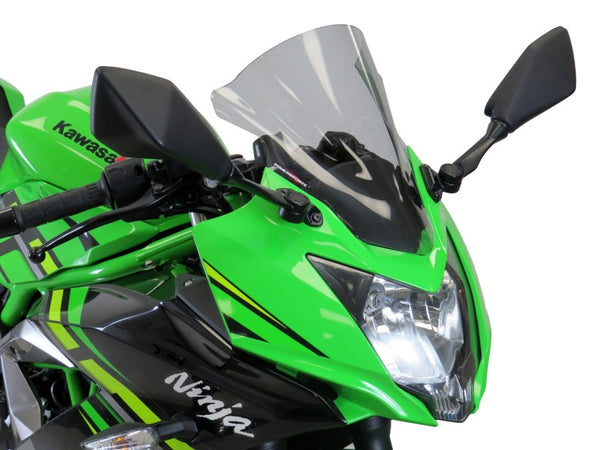Kawasaki Ninja 125  19-2024  Airflow Dark Tint DOUBLE BUBBLE SCREEN by Powerbronze.