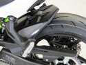 Kawasaki Ninja 650  17-2023 Carbon Look & Silver Mesh  Rear Hugger by Powerbronze