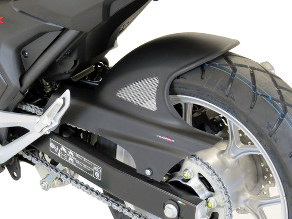 Fits Honda  NC750X  21-2024 Matt Black & Silver Mesh Rear Hugger  Powerbronze