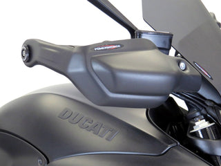Ducati  X Diavel S 2016-2022  Matt Black Handguard/Wind Deflectors Powerbronze