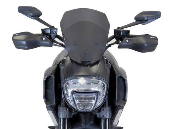 Ducati  Diavel 1260 S   22-2023  Matt Black Handguard/Wind Deflectors Powerbronze
