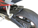 Triumph Street Triple R/RS & S  17-2023  Matt Black & Silver Mesh Rear Hugger by Powerbronze