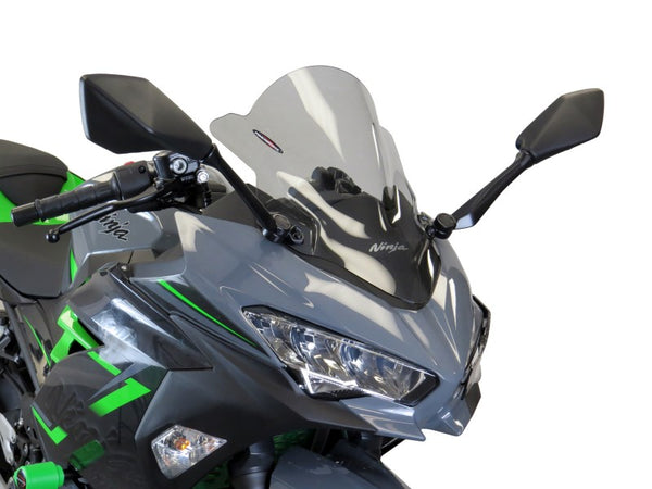 Kawasaki Ninja 400  18-2023  Airflow Dark Tint DOUBLE BUBBLE SCREEN by Powerbronze.