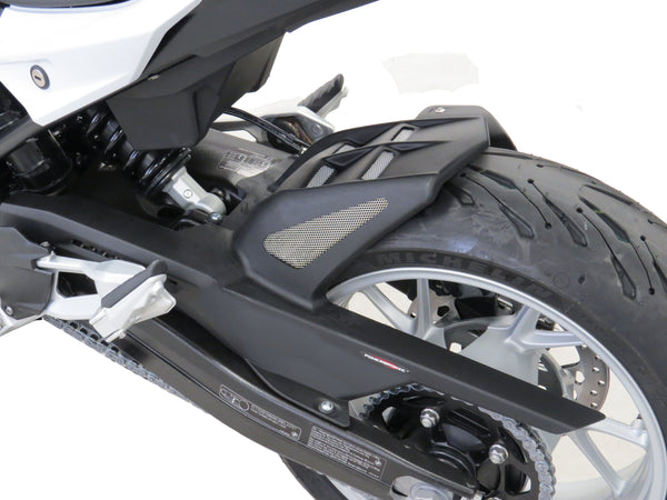 BMW F900R & XR 20-25 Carbon Look Silver Mesh Rear Hugger Powerbronze RRP £139