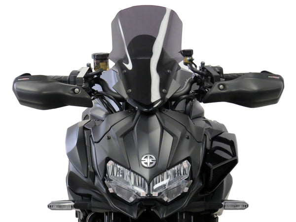 Kawasaki ZH2  20-2024 Frosted Stealth Grey (400mm High) Flip/Tall SCREEN Powerbronze.