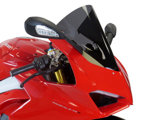 Ducati Panigale V4S  18-2019  Airflow Light Tint DOUBLE BUBBLE SCREEN by Powerbronze