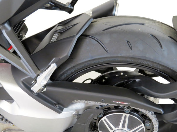 Honda CB1000R  18-2022  Carbon Look & Silver Mesh Rear Hugger by Powerbronze