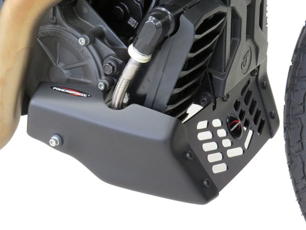 Indian FTR1200 2019-2023 Carbon Look Belly Pan by Powerbronze.