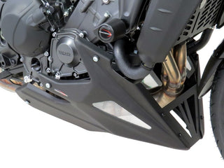 Yamaha MT-09  21-23,Tracer 9 & GT 21-24  Belly Pan Matt Black & Silver Mesh Powerbronze RRP £172