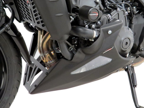 Yamaha MT-09 ,Tracer 9 & GT 21-23  Belly Pan Matt Black & Silver Mesh Powerbronze RRP £172