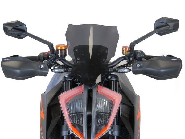 KTM 1290 Superduke R   17-2018 Matt Black Handguard/Wind Deflectors Powerbronze