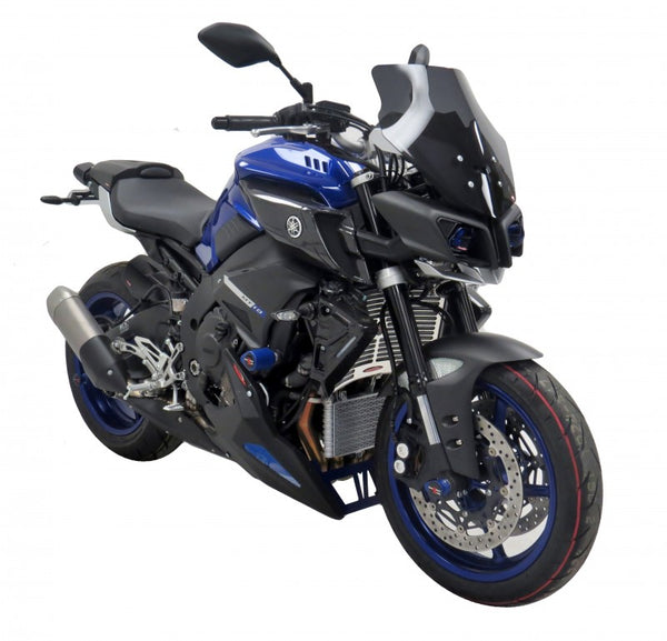 Yamaha MT-10 & FZ-10  16-2021 Matt Black & Silver Mesh Rear Hugger  Powerbronze RRP £127