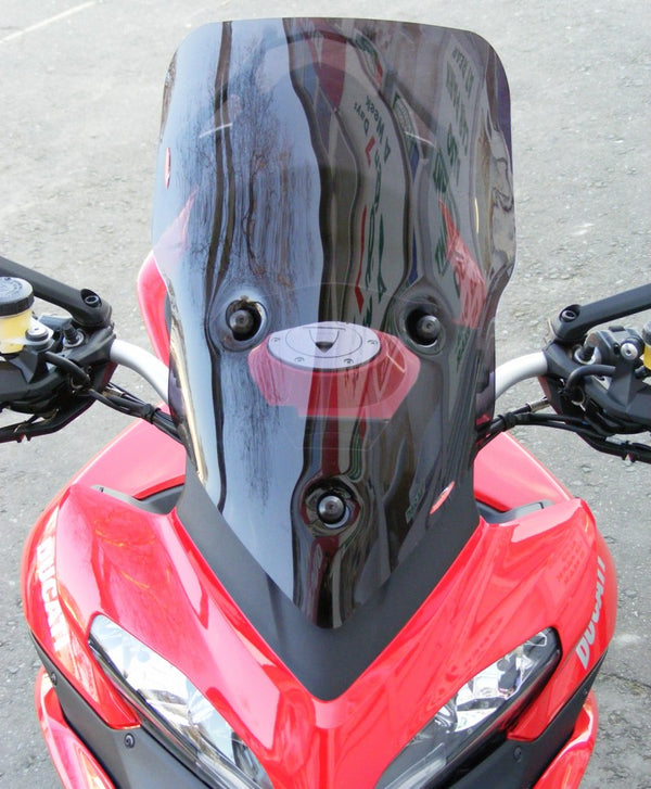 Ducati Multistrada 1200 10-2012 Dark Tint 510mm Flip/Tall SCREEN Powerbronze