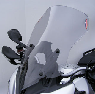 Ducati Multistrada 1200 13-2014 CLEAR 500mm Flip/Tall SCREEN Powerbronze
