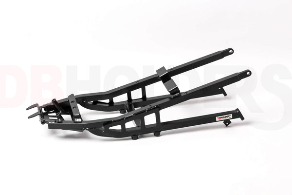 Aprilia RS660 2021 Black Anodised  Aluminium Rear Subframe by DB Holders.