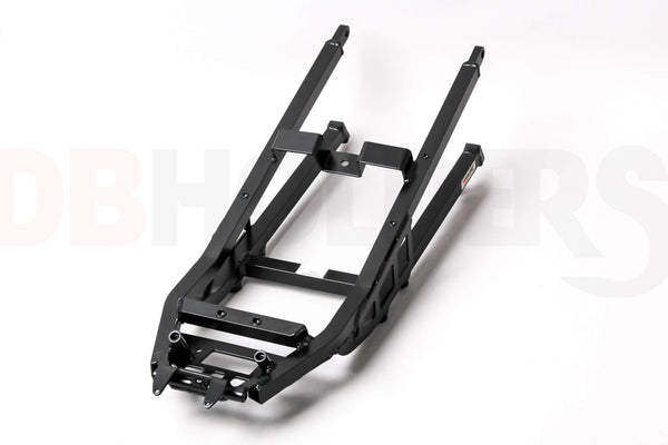 Aprilia RS660 2021 Black Anodised  Aluminium Rear Subframe by DB Holders.