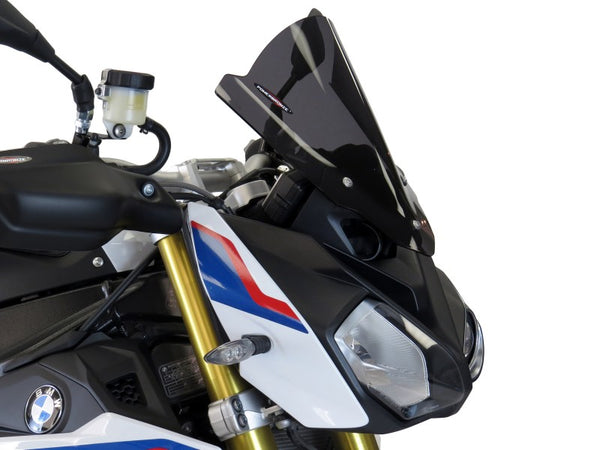 BMW S1000R 14-2020  Airflow Dark Tint DOUBLE BUBBLE SCREEN by Powerbronze