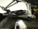 Suzuki GSXR1000  2005-2008  Gloss Black & Silver Mesh Rear Hugger by Powerbronze