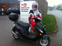 2012 Peugeot V-Click 50cc Moped good condition with top-box
