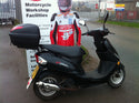 2012 Peugeot V-Click 50cc Moped good condition with top-box