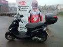 2012 Peugeot V-Click 50cc Moped good condition with top-box