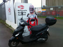 2012 Peugeot V-Click 50cc Moped good condition with top-box