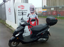 2012 Peugeot V-Click 50cc Moped good condition with top-box