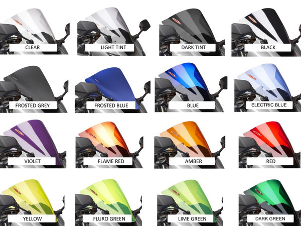 Kawasaki Versys 650  2015-2021  Light Tint  Wind Deflectors by Powerbronze