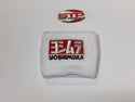 Motorbike Motorcycle White Brake Master Cylinder Shroud Sock Cover.